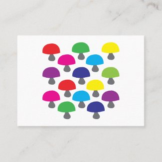 Colorful Mushroom Pattern 