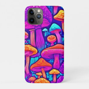 Colorful Mushroom Pattern iPhone 11 Pro Case