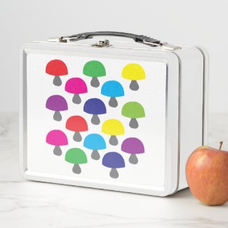 Colorful Mushroom Pattern