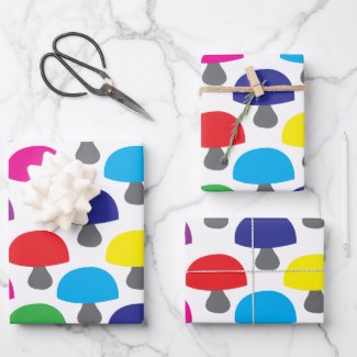 Colorful Mushroom Pattern