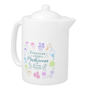Colorful Mushroom Teapot