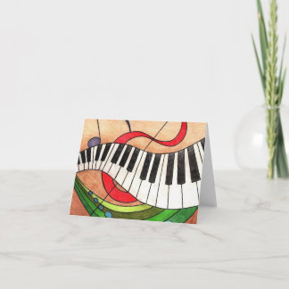 Colorful Music Card
