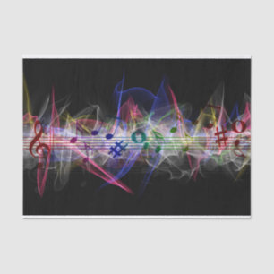 Colorful Music Note Musically Tissue Paper