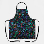Colorful Music Notes Apron