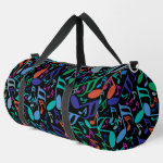 Colorful Music Notes Duffel Bag