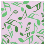 Colorful Music Notes Fabric 