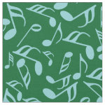Colorful Music Notes Fabric 