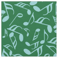 Colorful Music Notes Fabric 
