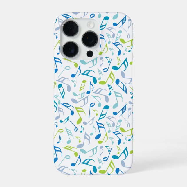 Colorful Music Notes  Iphone Case (Back)