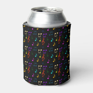 Colorful Music Notes Musician Musical Note Art Can Cooler
