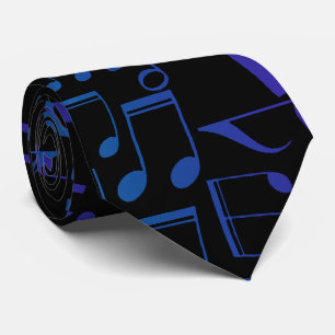 Colorful Music Notes Musicians Music Lovers Neck Tie