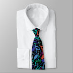 Colorful Music Notes Neck Tie