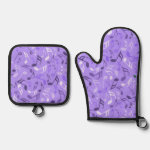 Colorful Music Notes Oven Mitts