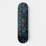 Colorful Music Notes Skateboard