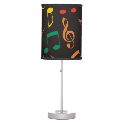 Colorful Music Notes Table Lamp