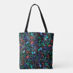 Colorful Music Notes Tote Bag