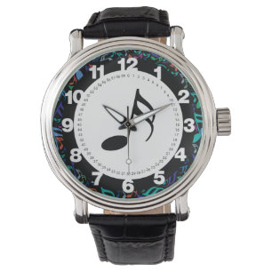 Colorful Music Notes Watch