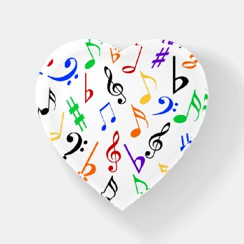 Colorful Music Paperweight by Heard_ at Zazzle