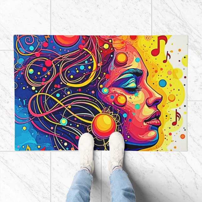 Colorful Music Soul Doormat (Indoor)