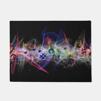 Colorful Music Style Doormat by Wonderful12345 at Zazzle
