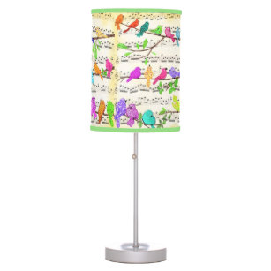 Colorful Musical Birds Lamp Happy Song Symphony