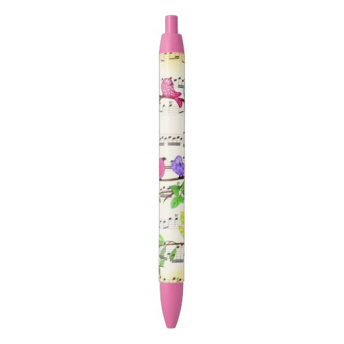 Colorful Musical Birds Pen