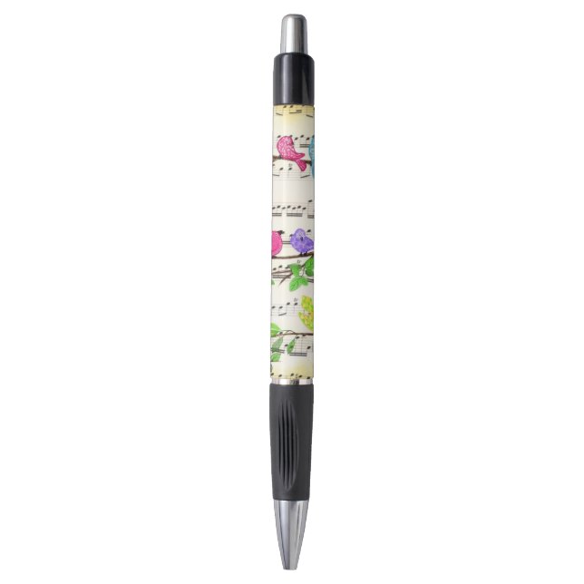Colorful Musical Birds Pen Spring (Front Vertical)