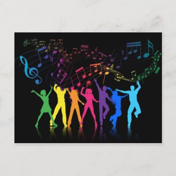 Colorful Musical Notes And Dancers by Hodge_Retailers at Zazzle
