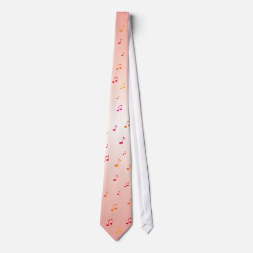 Colorful Musical Notes Necktie  Tie