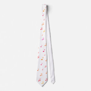 Colorful Musical Notes: Necktie / Tie