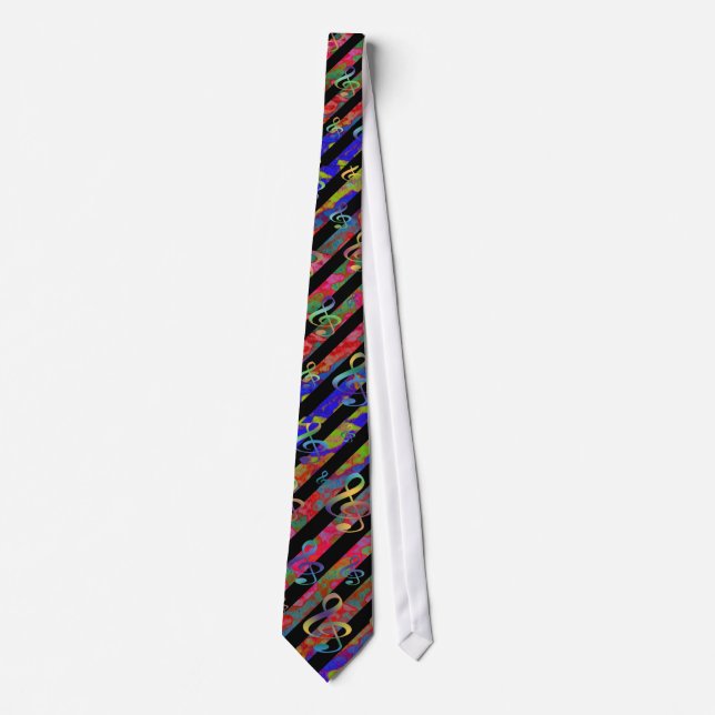 Colorful Musician's Necktie (Front)