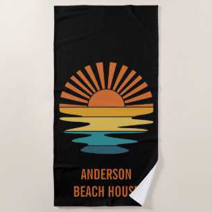 Colorful Name Beach Towel