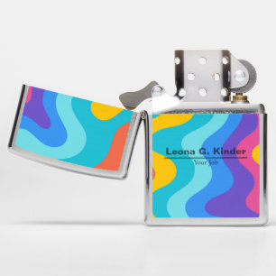 Colorful Name & Profession Custom Zippo Lighter