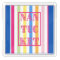 Colorful Nantucket Striped Acrylic Tray
