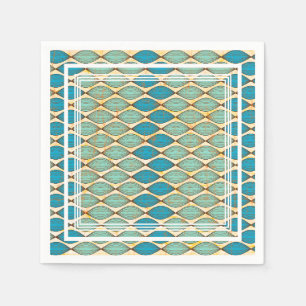 Colorful Napkin with African fabric pattern