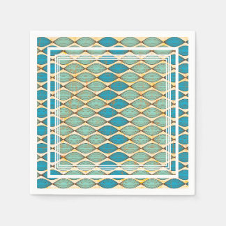 Colorful Napkin with African fabric pattern