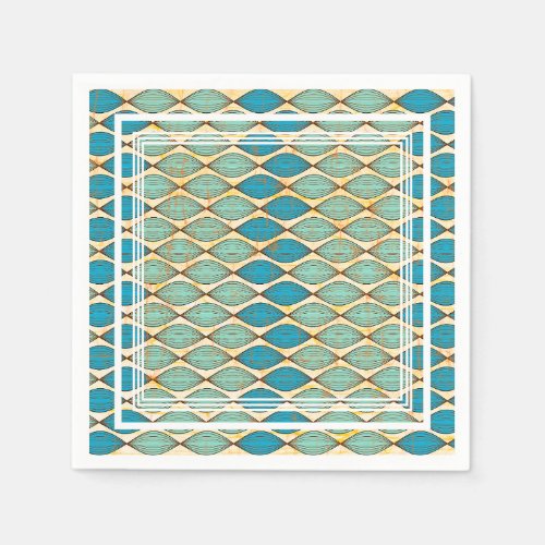 Colorful Napkin with African fabric pattern