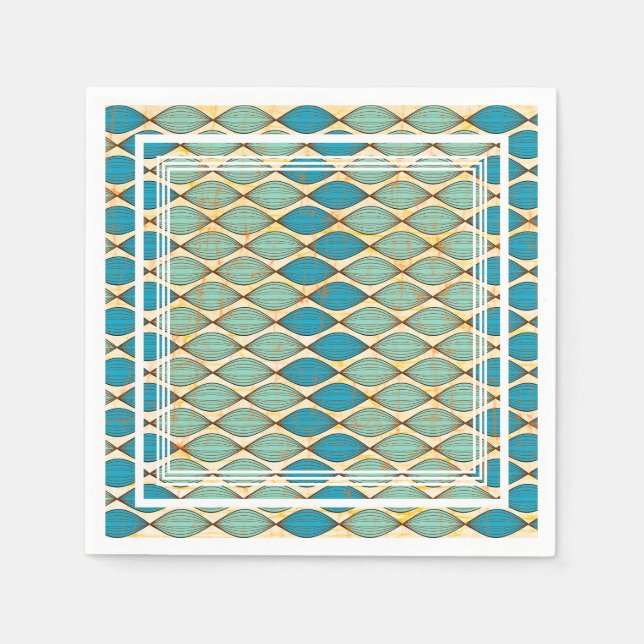 Colorful Napkin with African fabric pattern (Front)