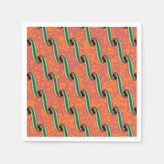 Colorful Napkin with African fabric pattern