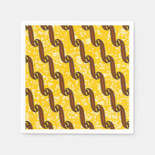 Colorful Napkin with African fabric pattern