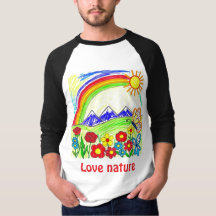 Colorful Nature Drawing for Nature Lovers