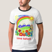 Colorful Nature Drawing for Nature Lovers
