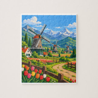 Colorful Nature Landscape Puzzle