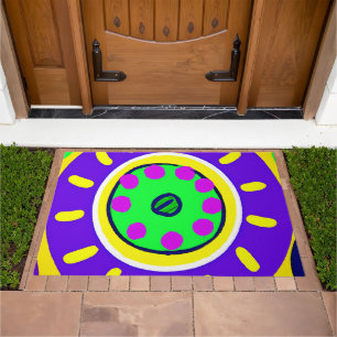 Colorful Nature's Palette Pattern Doormat