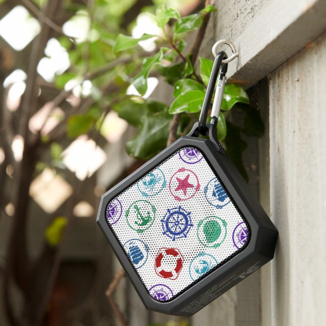 Colorful Nautical Pattern Bluetooth Speaker (Inisitu)