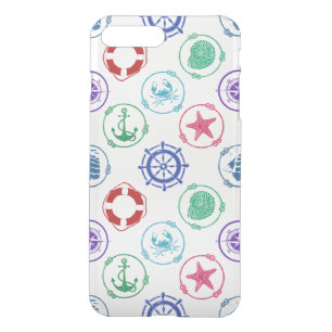 Colorful Nautical Pattern iPhone 8 Plus/7 Plus Case