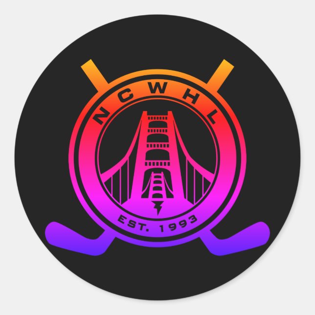 Colorful NCWHL Stickers (Front)