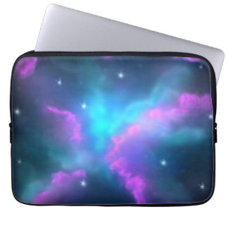 Colorful Nebula Cloud Background Laptop Sleeve