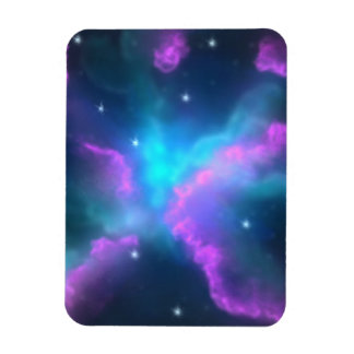 Colorful Nebula Cloud Background Magnet