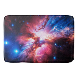 Colorful Nebula Galaxy Space Stars Cosmic Universe Bath Mat
